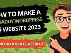 How To Make A GoDaddy WordPress Website 2023 [GoDaddy WordPress Tutorial]