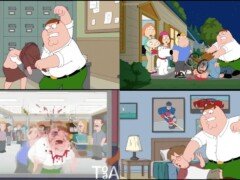 Everyone Getting Beat Up in Family Guy (Compilation)