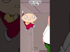 Peter using Stewie in bathroom | #familyguy #shorts #petergriffin