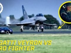 Bugatti Veyron vs Euro Fighter | Top Gear Series 10